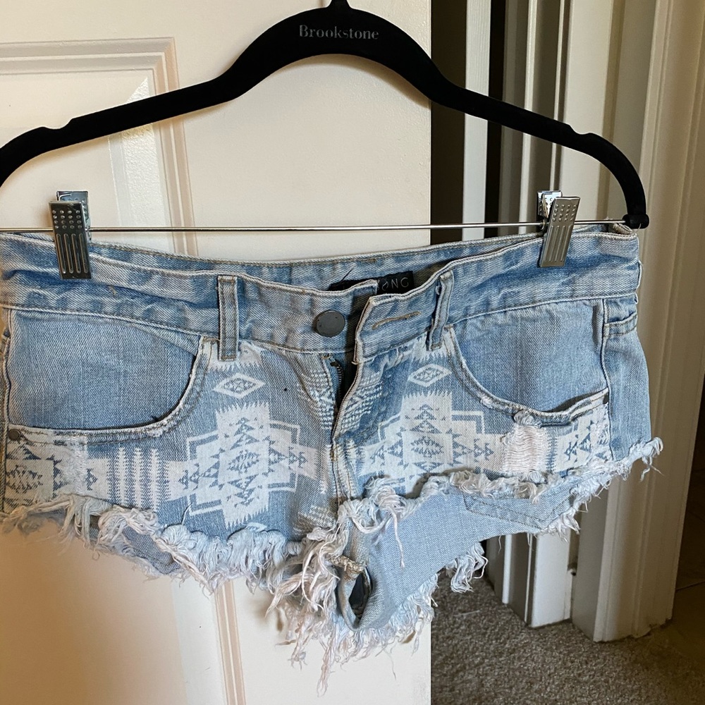 Billabong Laneway Cut Off Tribal Print Shorts